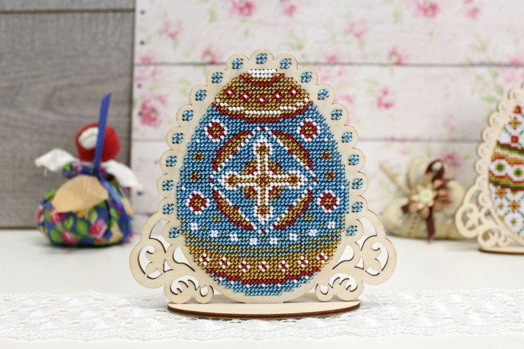 Набор для вышивания «Синее пасхальное яйцо» — картинка 2