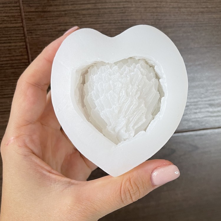 Силиконовый молд - Блюдце перья, 9х7 см — картинка 7