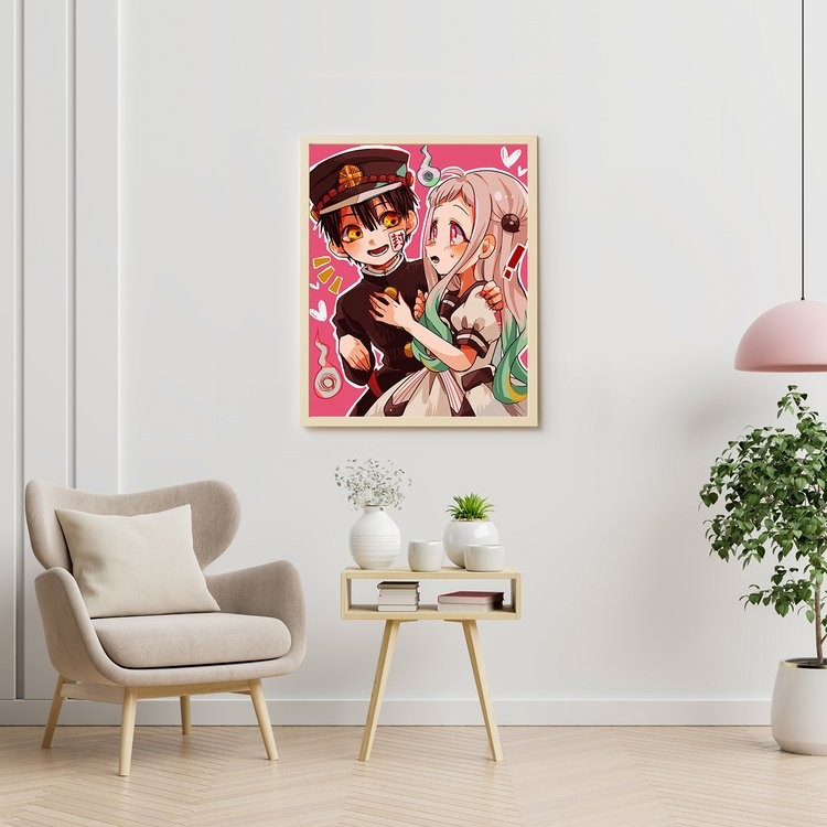 Картина по номерам «Туалетный мальчик Ханако» — картинка 4