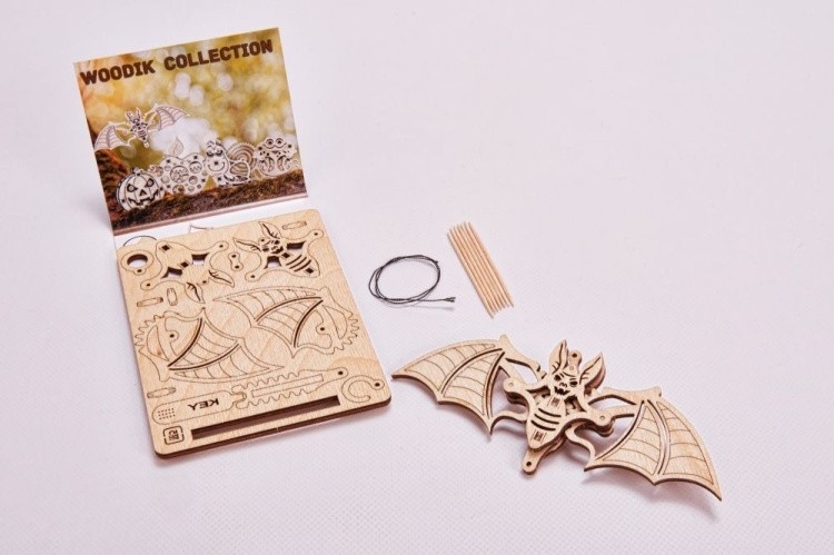 Конструктор из дерева «Вудик Летучая Мышь», Wood Trick — картинка 5