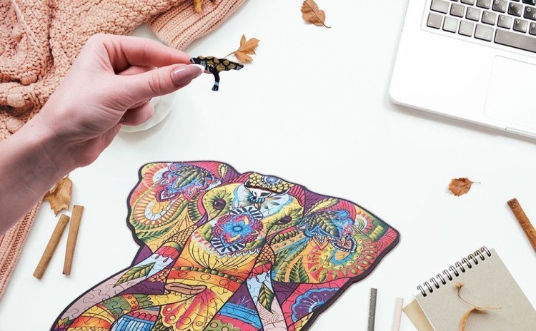 Деревянный пазл Wood Trick «Великолепный Слон» — картинка 4