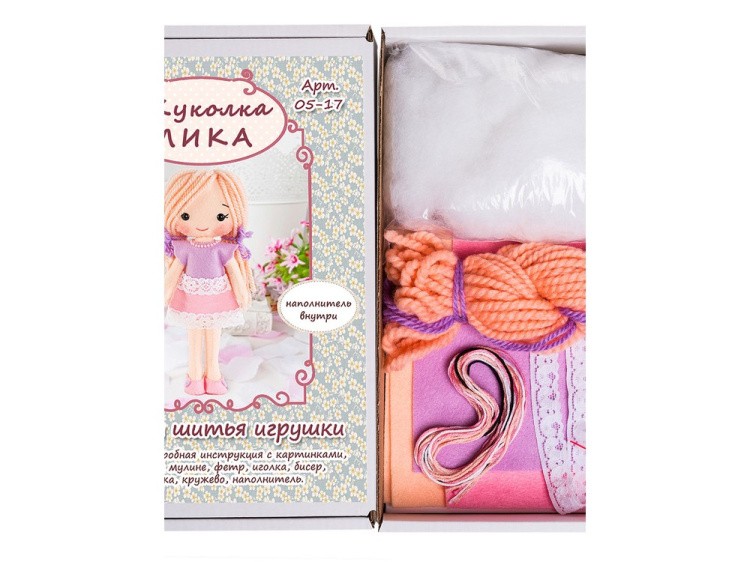 Набор для шитья игрушки «Куколка Лика» — картинка 3