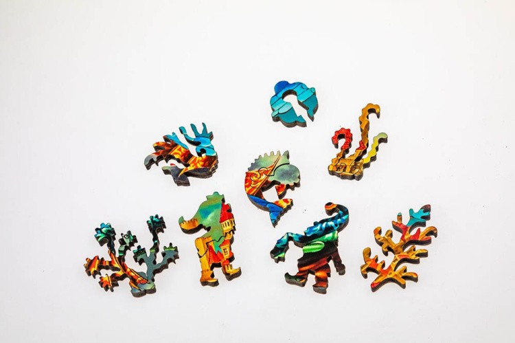 Деревянные пазлы DAVICI «Обитаемая рыба» — картинка 9