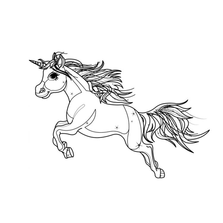 Магическая раскраска «Волшебные животные» — картинка 4