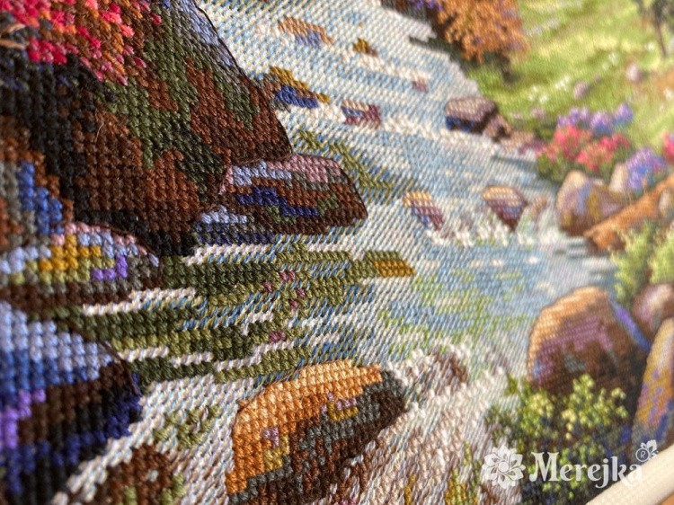 Набор для вышивания «Горная железная дорога» — картинка 4