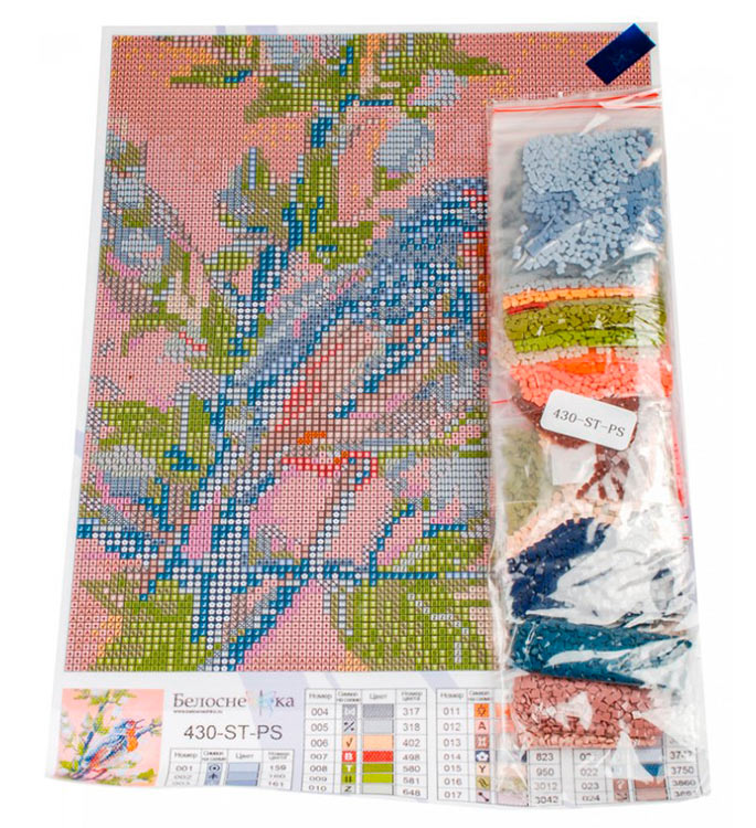 Алмазная вышивка «Весенние трели» — картинка 2