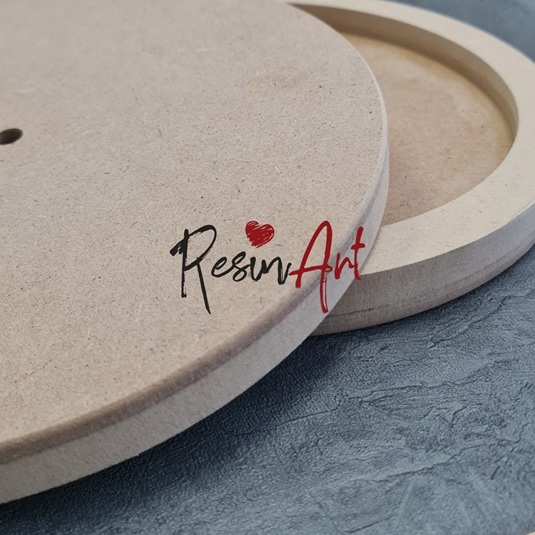 Набор №24_Small для создания часов на подрамнике 1,6 см (МДФ), d 30 см — картинка 2