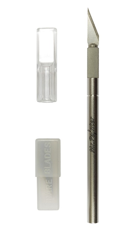 Нож для художественных работ, 5 сменных лезвий, Mr.Painter — картинка 2