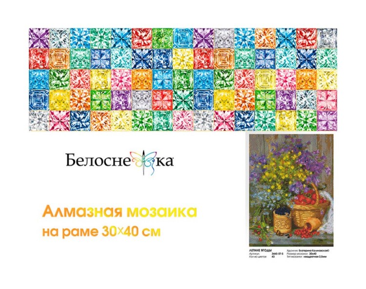 Алмазная вышивка «Летние ягоды» — картинка 6