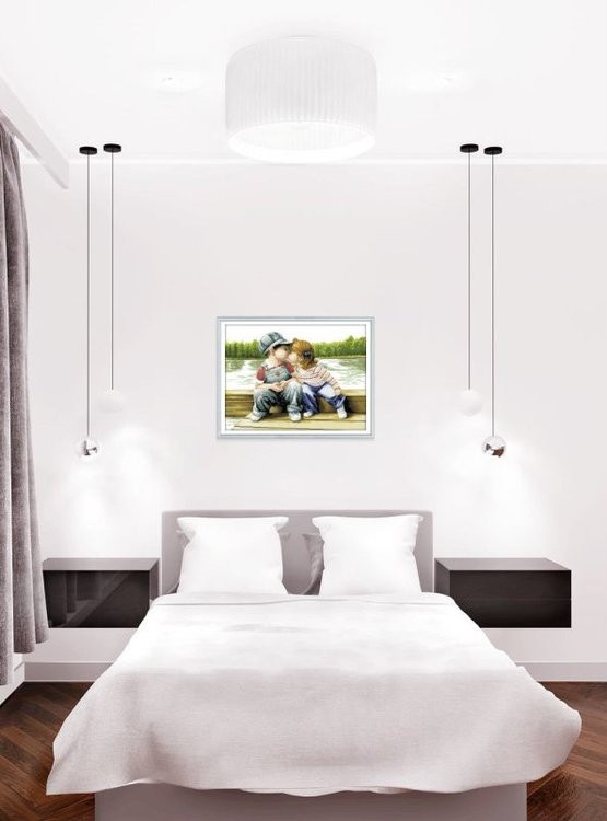 Набор для вышивания «Поцелуй у реки» — картинка 4