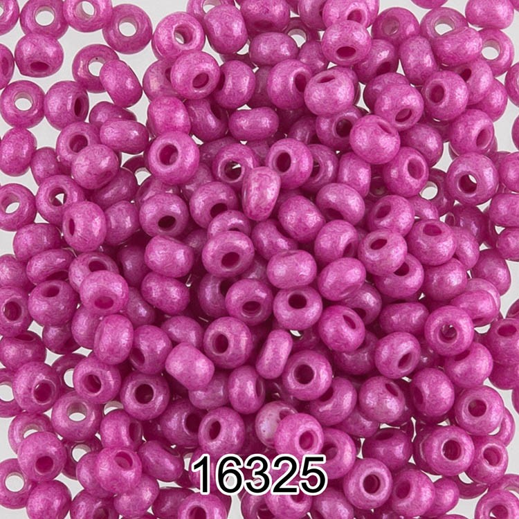 Бисер Чехия круглый 4 10/0, 2,3 мм, 500 г, цвет: 16325 лиловый