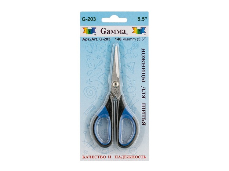 Ножницы Gamma для шитья и рукоделия, 140 мм — картинка 3