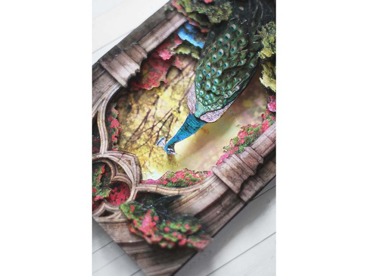 Папертоль «Павлин в волшебном саду» — картинка 3