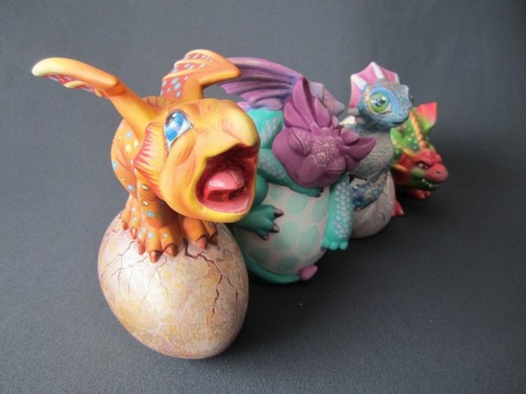 Фигурка для раскрашивания «Дракон-крикун» — картинка 6