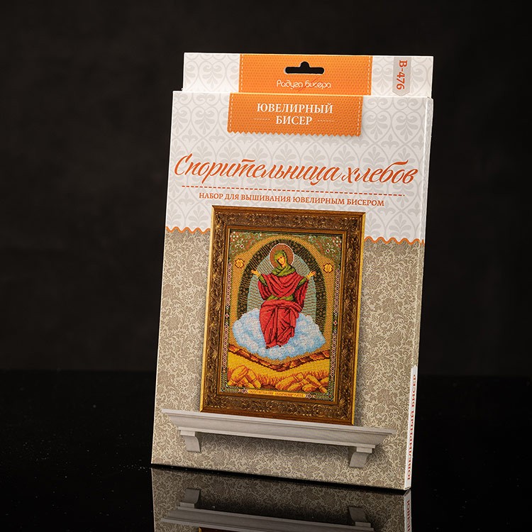 Набор вышивки бисером «Богородица Спорительница Хлебов» — картинка 6