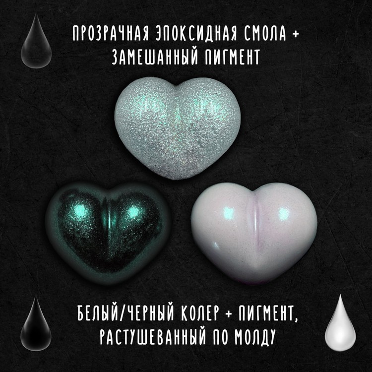 Пигмент интерферентный бирюзовый крупный, 25 мл — картинка 2