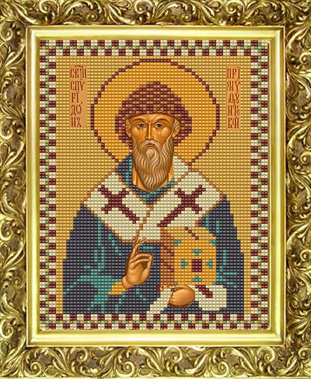 Рисунок на ткани «Св.Спиридон Тримифунтский» — картинка 2