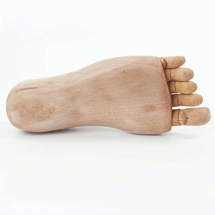 Манекен художественный «Стопа», длина 25 см., мужская правая, дерево, BRAUBERG ART CLASSIC — картинка 2