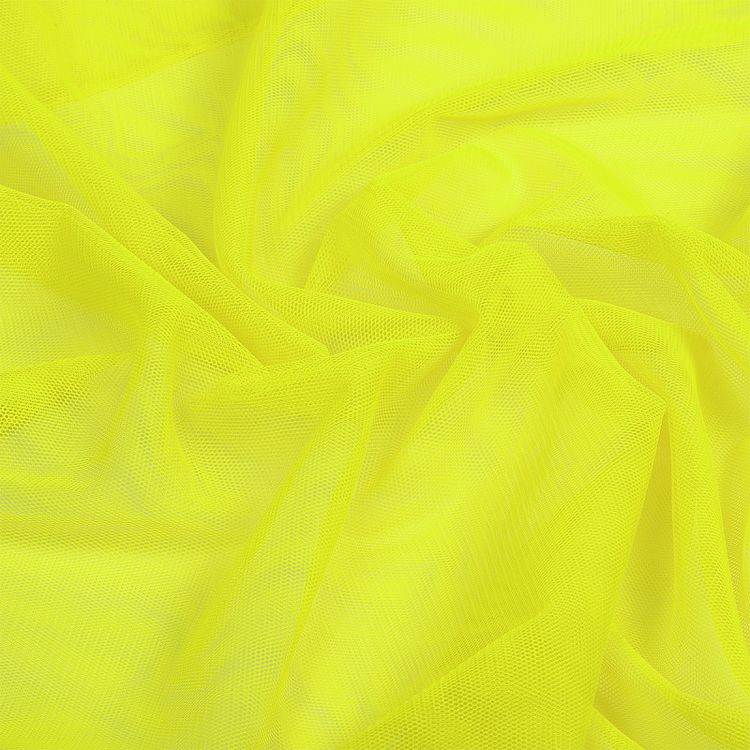 Сетка стрейч матовая, 10 м, ширина 150 см, 40 г/м², цвет: 58 неон лимон, TBY — картинка 4
