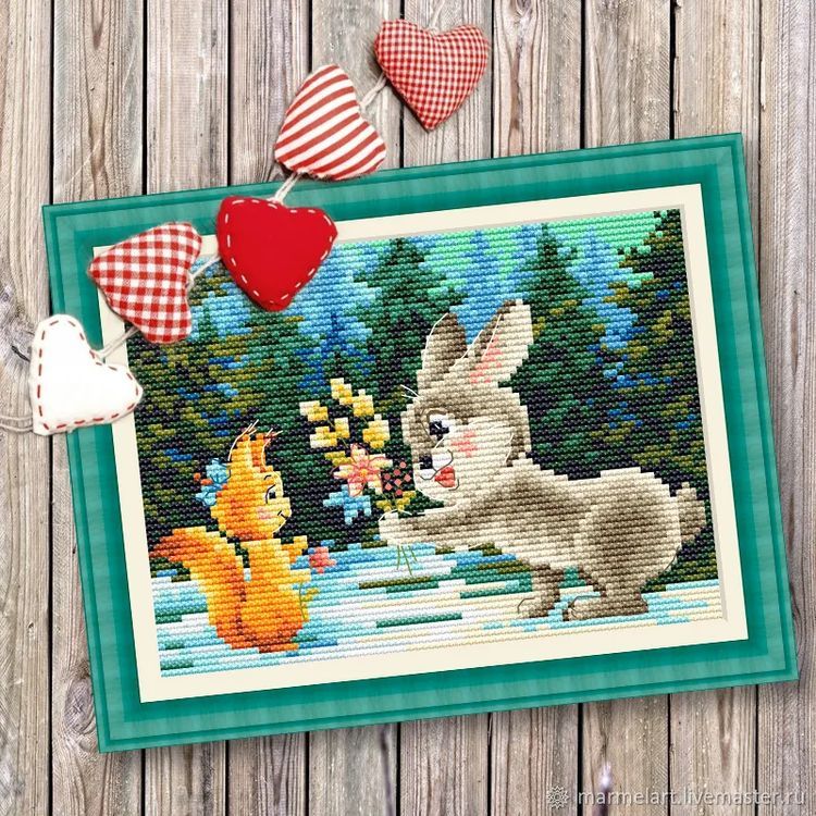 Набор для вышивания «Встреча в лесу» — картинка 6