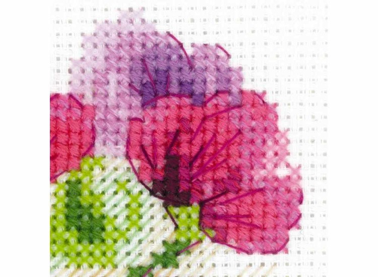 Набор для вышивания «Букетик с душистым горошком» — картинка 5