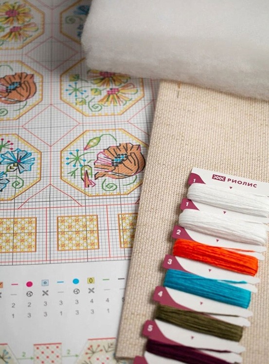 Набор для вышивания «Шар. Полевые цветы» — картинка 2