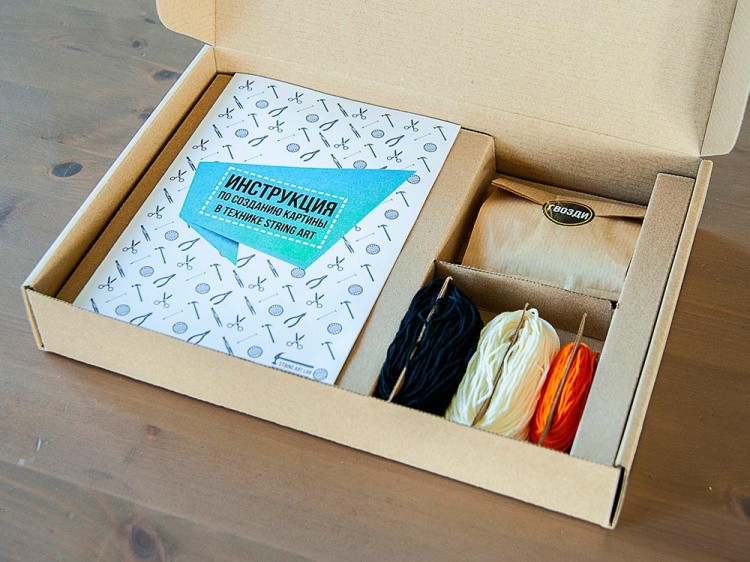 Набор для творчества STRING ART «Пингвин» — картинка 5