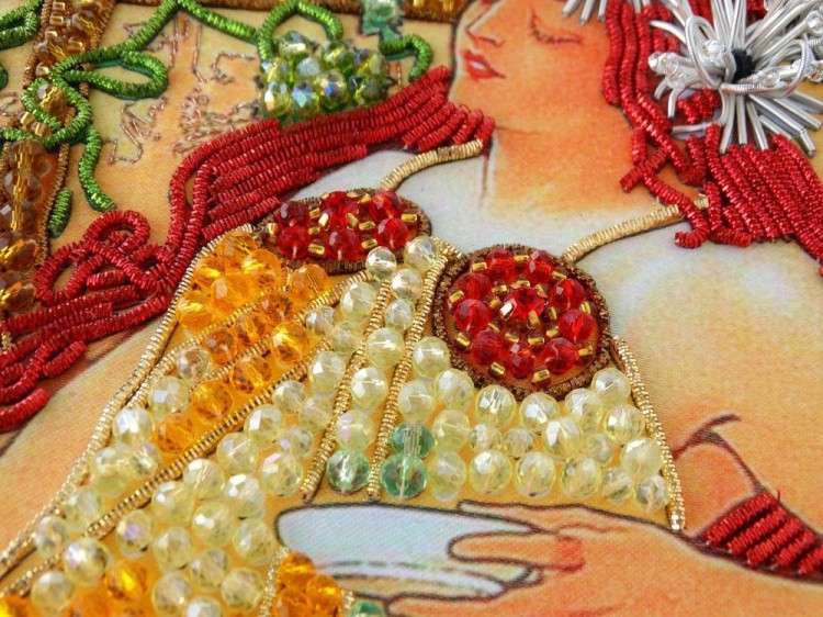 Набор вышивки хрустальными камнями «Осень» — картинка 8