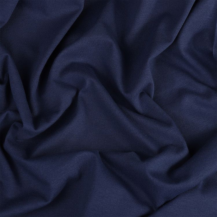 Ткань трикотаж Кулирка, 10 м x 200 см, 145 г/м², цвет: индиго, TBY — картинка 2