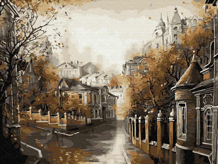 Картина по номерам «Московская осень»