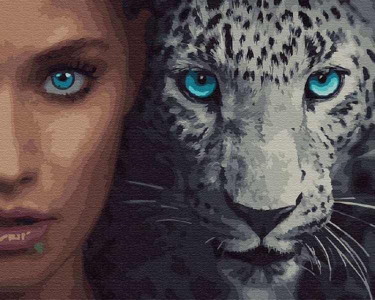 Картина по номерам «Дикие. Леопард»