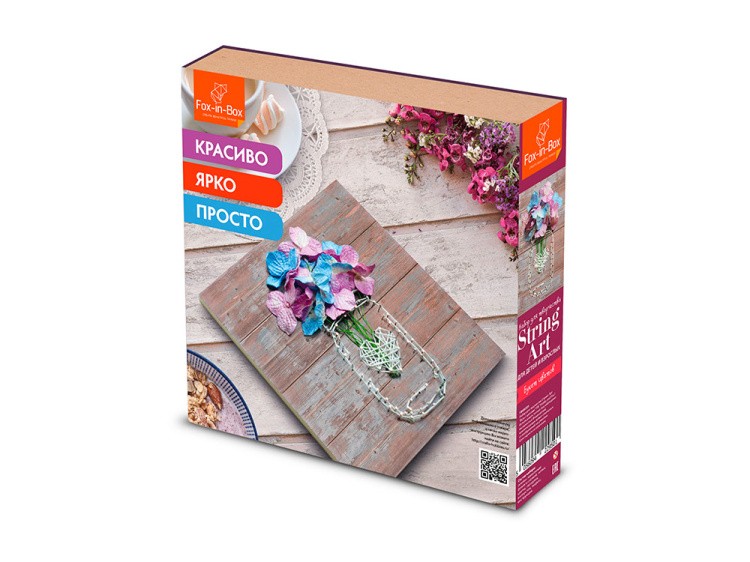 Набор для творчества STRING ART «Букет цветов» — картинка 3