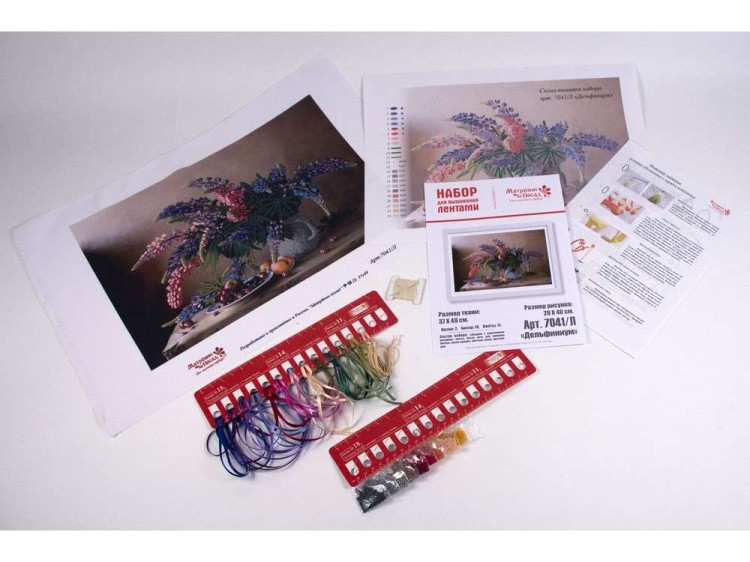 Набор для вышивания «Дельфиниум» — картинка 2