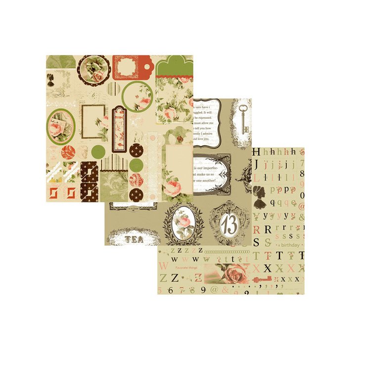 Набор бумаги «Французское путешествие» — картинка 6