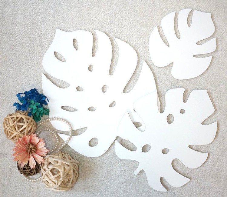 Заготовка Артборд с ламинацией - монстера L, 37x30см — картинка 2