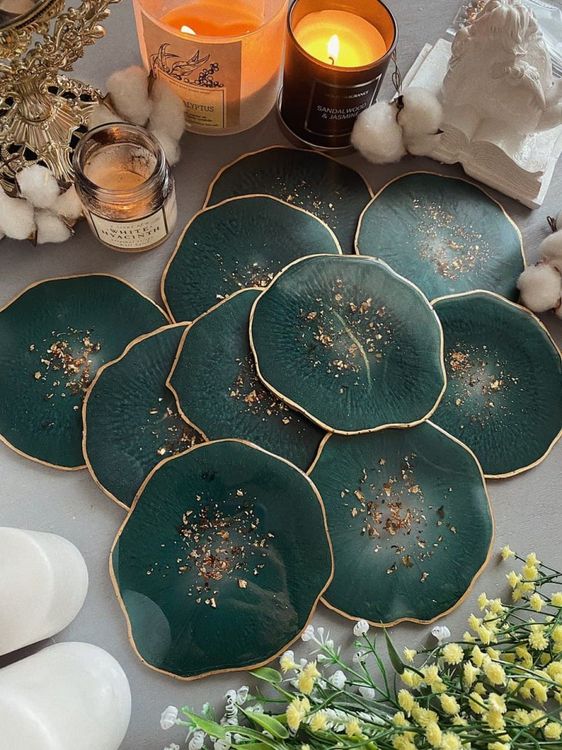 Набор с молдами №2 Art Blong для создания подстаканников из эпоксидной смолы — картинка 2