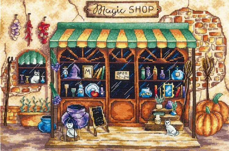 Набор для вышивания «Магазин магии»