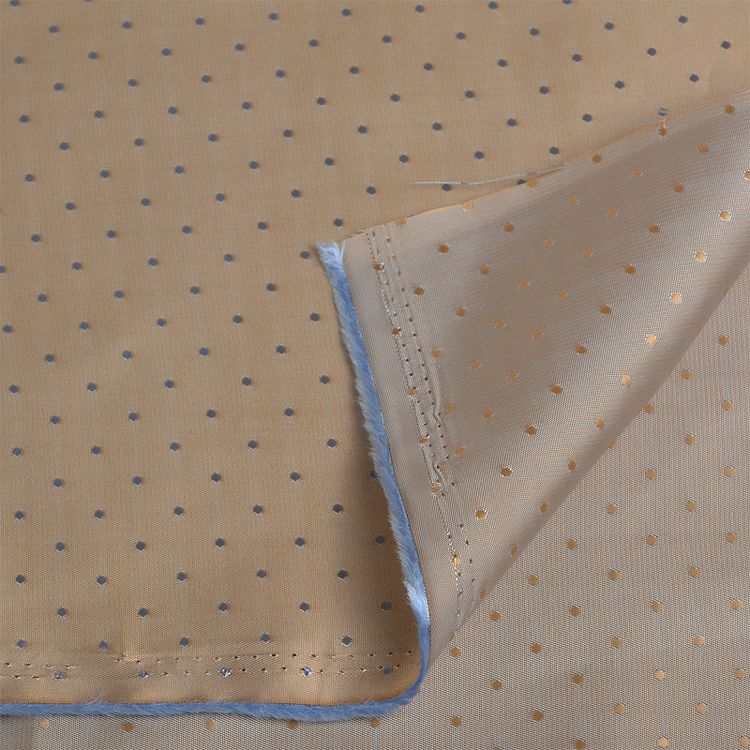 Ткань подкладочная Поливискоза нарезка, 10 м, ширина 145 см, 90 г/м², цвет: бежевый, IDEAL — картинка 3