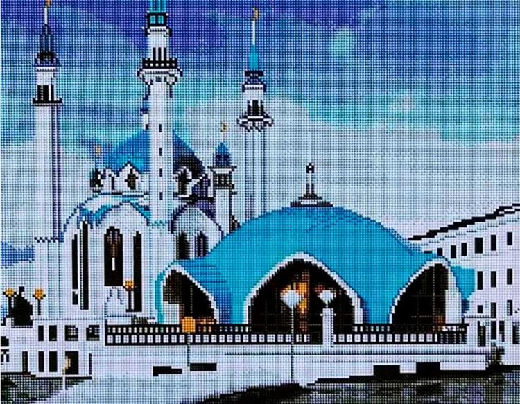 Алмазная вышивка «Мечеть Кул-Шариф»