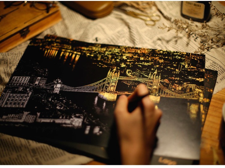 Скретч-набор «Лондон» — картинка 9