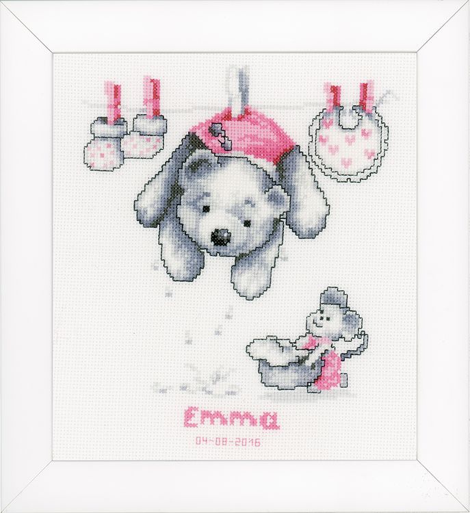 Набор для вышивания «С рождением сыночек и дочка» — картинка 3