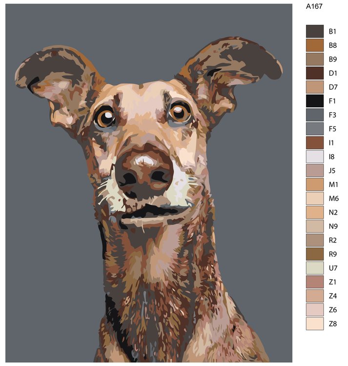 Картина по номерам «Лео» — картинка 2