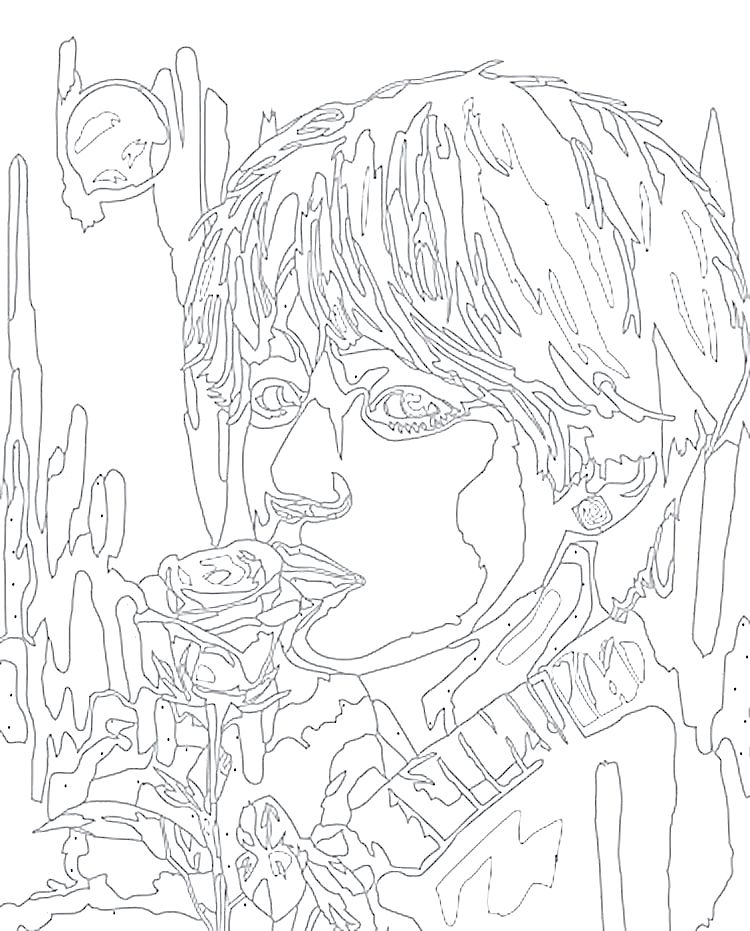 Картина по номерам «Ким Тэ Хён» — картинка 2