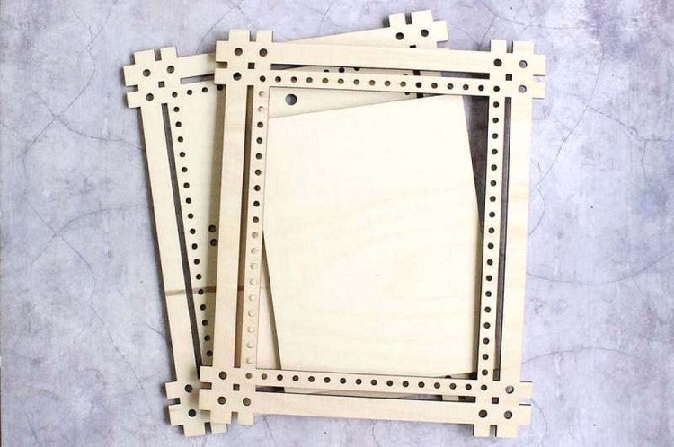 Рамка «Перекрестие», большая, ажурная, 19x24 см — картинка 2