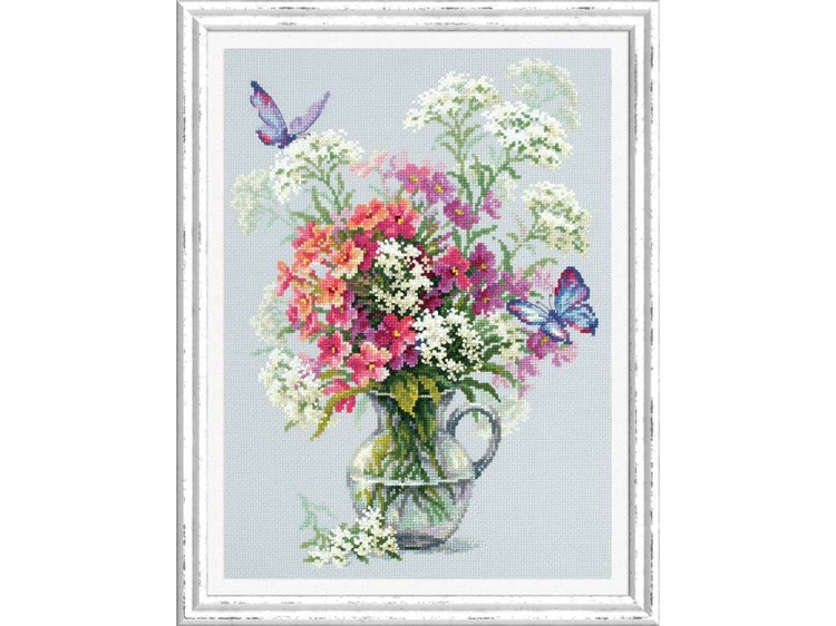 Набор для вышивания «Флоксы и тысячелистник» — картинка 2