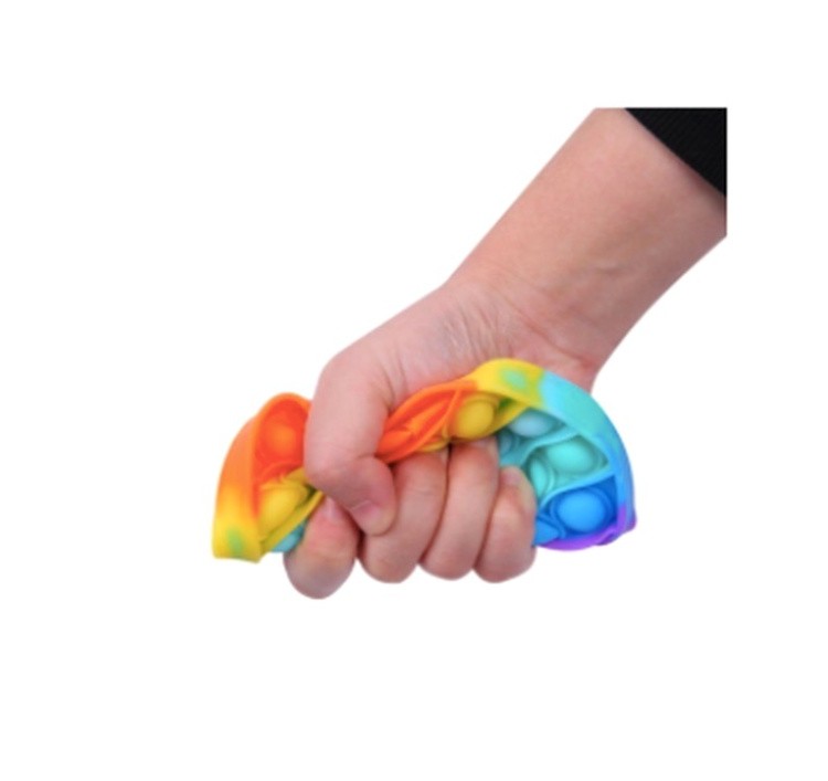 Игрушка антистресс Pop it Поп ит, Вечная пупырка «Круг» — картинка 3