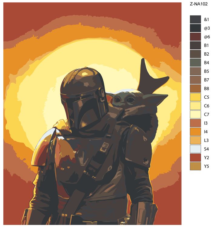 Картина по номерам «Звездные войны-1» — картинка 2