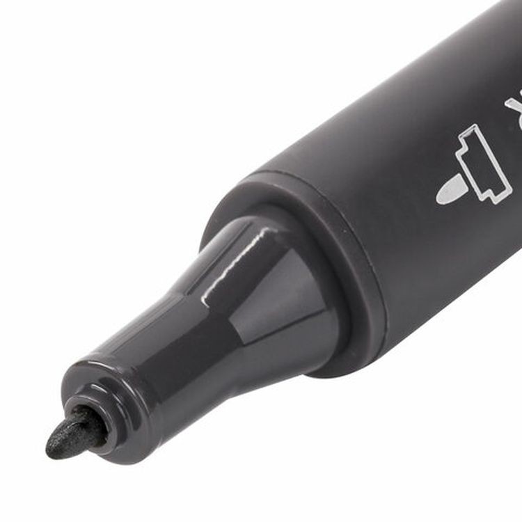 Маркер для скетчинга двусторонний 1 мм - 6 мм BRAUBERG ART CLASSIC, цвет: темный шоколад — картинка 4