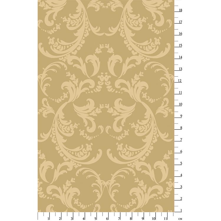 Ткань для пэчворка «ВИКТОРИАНСКИЕ РОЗЫ», 50x55 см, 146 г/м2, 100% хлопок, цвет: ВР-35 зеленый, принт, Peppy — картинка 2