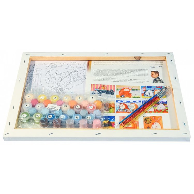 Картина по номерам «Счастливый кролик» — картинка 3